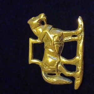Vintage Horse Brass Ornament